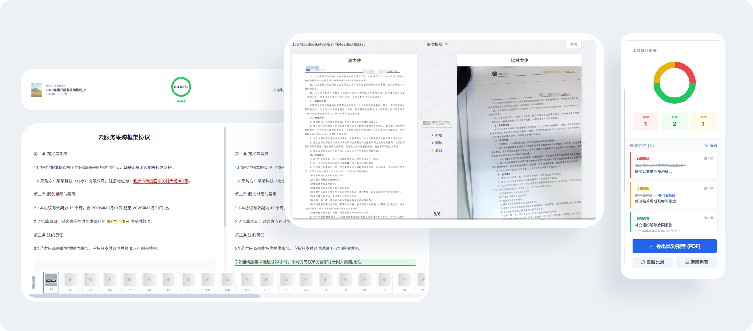 哪怕只改一个字，也能识别